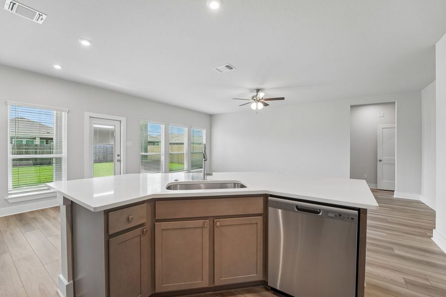 Furnished interior view inside a new home in North Point, Temple (Image 3).