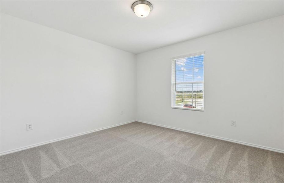 Comfortable secondary bedroom with generous closet space Comfortable secondary bedroom with generous closet space