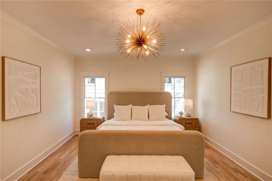 Furnished interior view inside a new home in , Atlanta (Image 6).