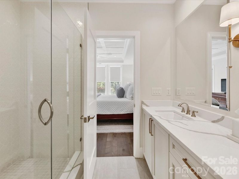 Furnished interior view inside a new home in , Charlotte (Image 33).