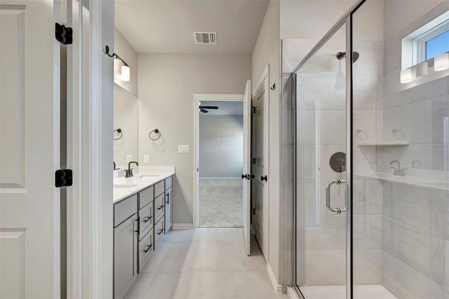 Furnished interior view inside a new home in Heritage, Dripping Springs (Image 9).