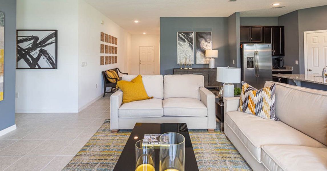 Entry and Family Room Entry and Family Room