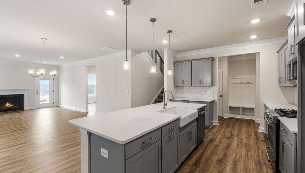 Furnished interior view inside a new home in Adams Glen, Greenville (Image 6).