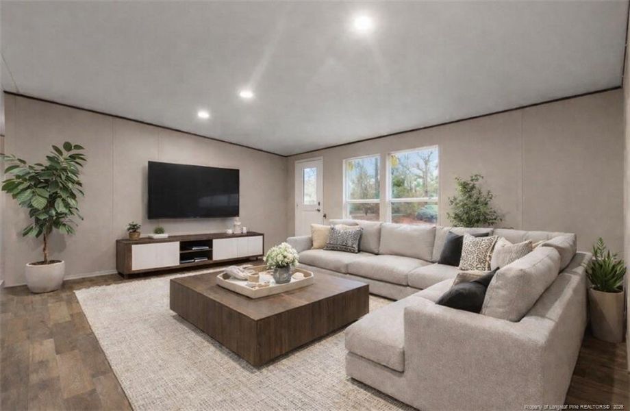 Photo is virtually staged