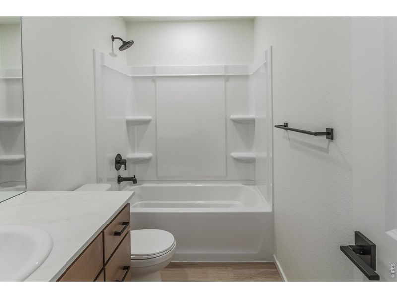 Furnished interior view inside a new home in Bloom Trailblazer Collection - Single Family Homes, Fort Collins (Image 13).