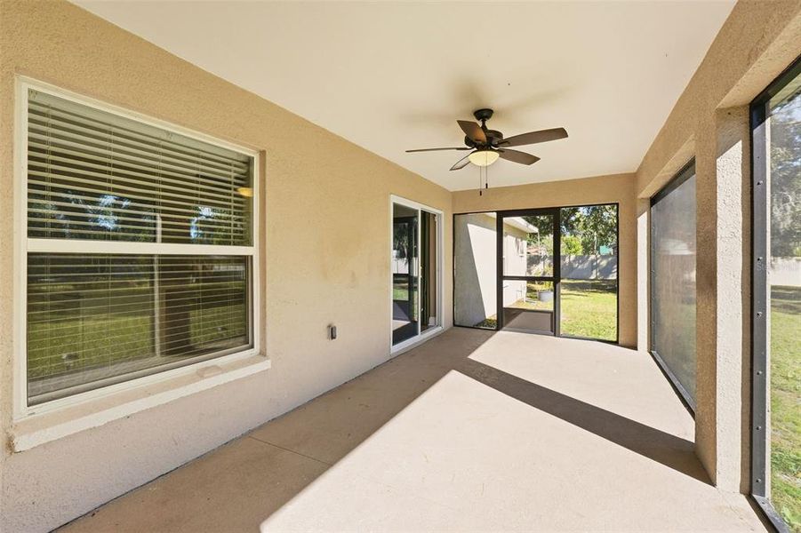 Exterior details and patio area of a home in , Lakeland (Image 4). Exterior details and patio area of a home in , Lakeland (Image 4).