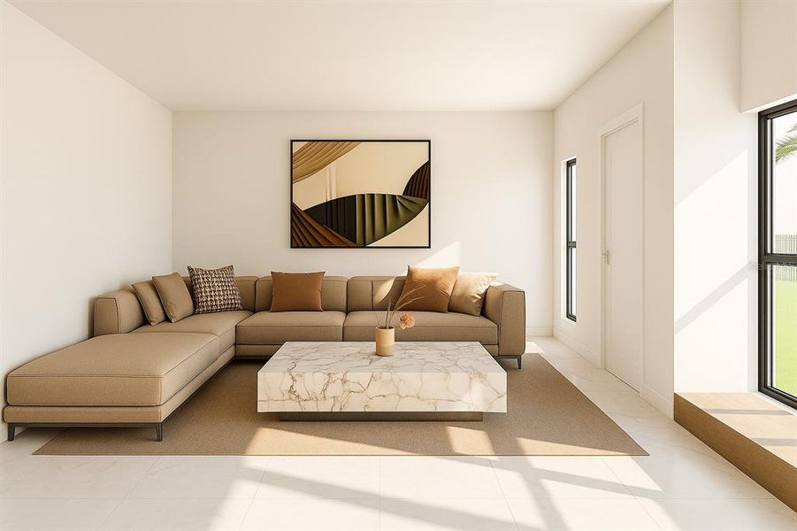 Furnished interior view inside a new home in , Port Charlotte (Image 5).