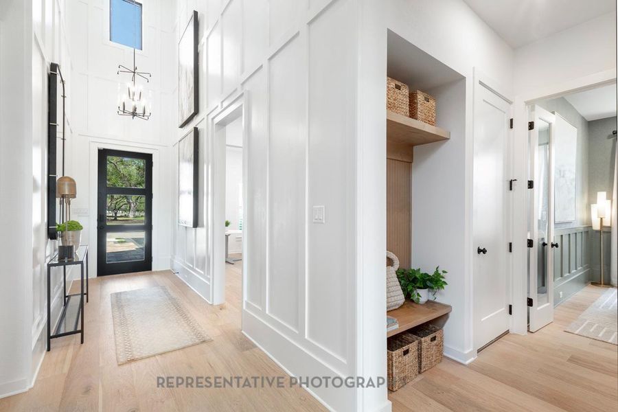 Entry with mud nook Entry with mud nook