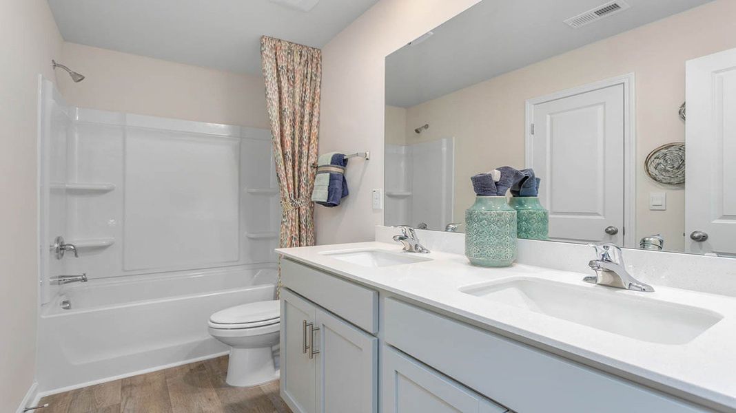 Furnished interior view inside a new home in Havencrest, Greensboro (Image 37).