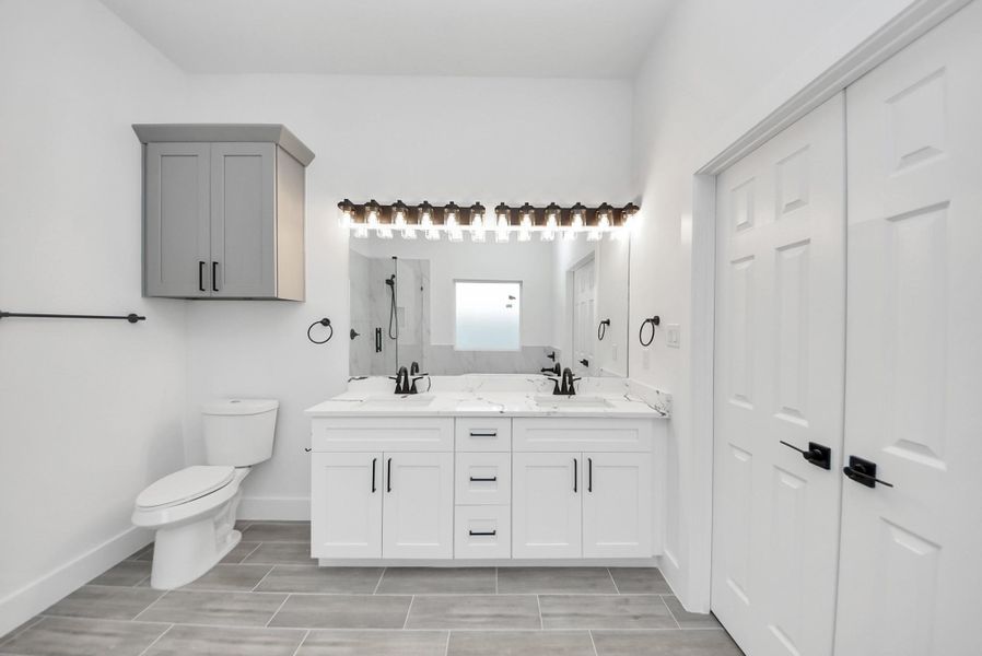 Primary bathroom Primary bathroom