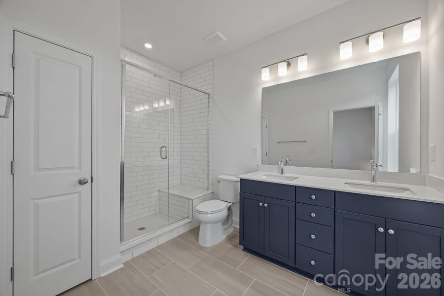 Furnished interior view inside a new home in The River District Townhomes, Charlotte (Image 8).