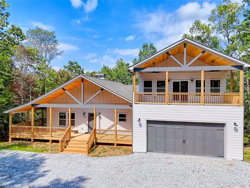Front exterior of a new home in , Clayton, GA, highlighting curb appeal (Image 23).