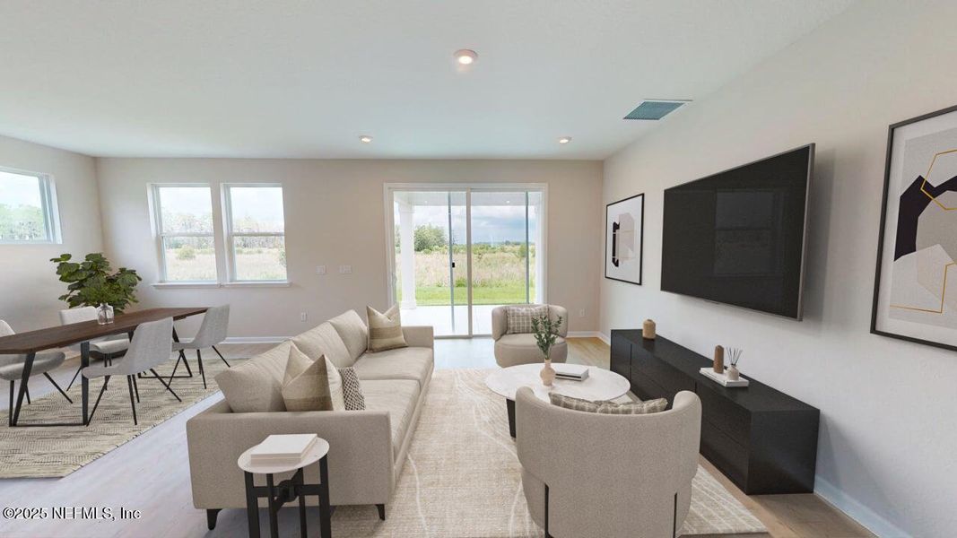 Furnished interior view inside a new home in Lakes at Bella Lago, Green Cove Springs (Image 5).