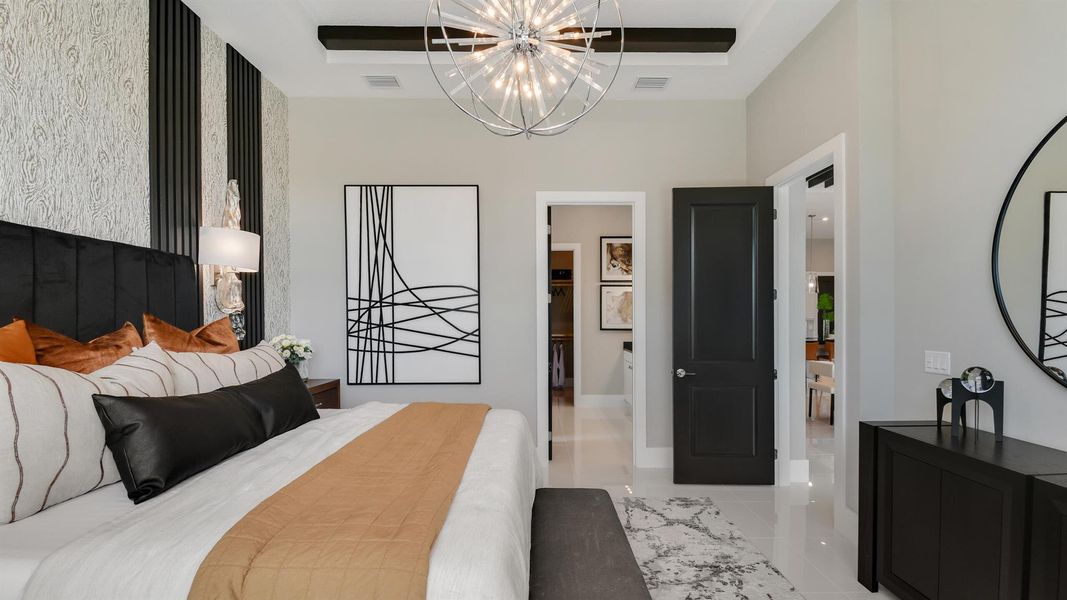 Furnished interior view inside a new home in Mosaic, Port St. Lucie (Image 9).