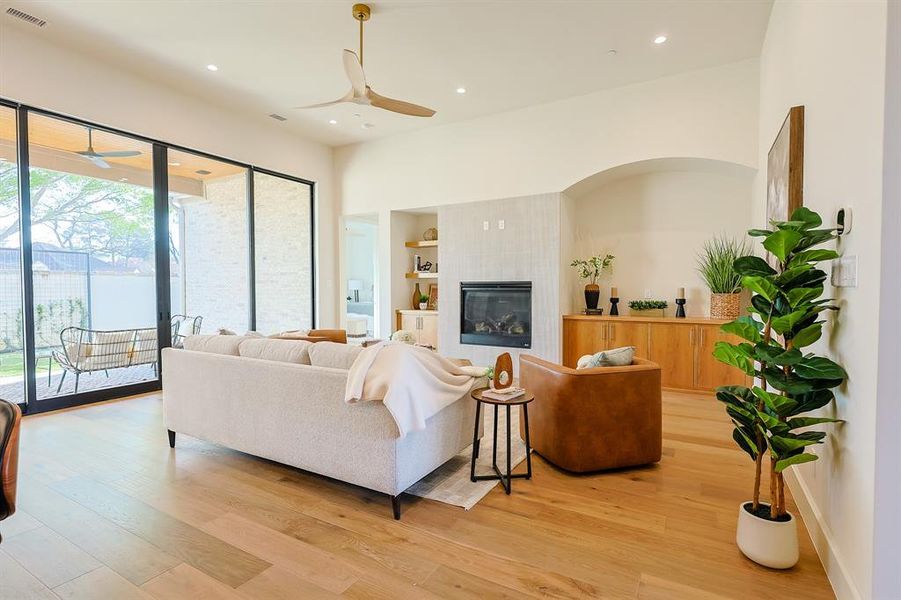 Furnished interior view inside a new home in Dove Station, Grapevine (Image 5).
