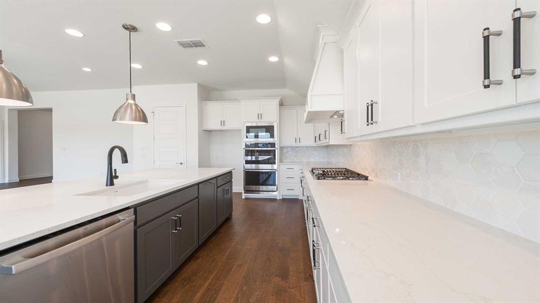 Furnished interior view inside a new home in Somerset Park 80', Rockwall (Image 7).