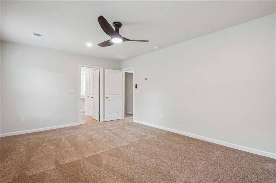 Spacious, unfurnished interior of a new home in River Walk Farm, Covington (Image 26). Spacious, unfurnished interior of a new home in River Walk Farm, Covington (Image 26).