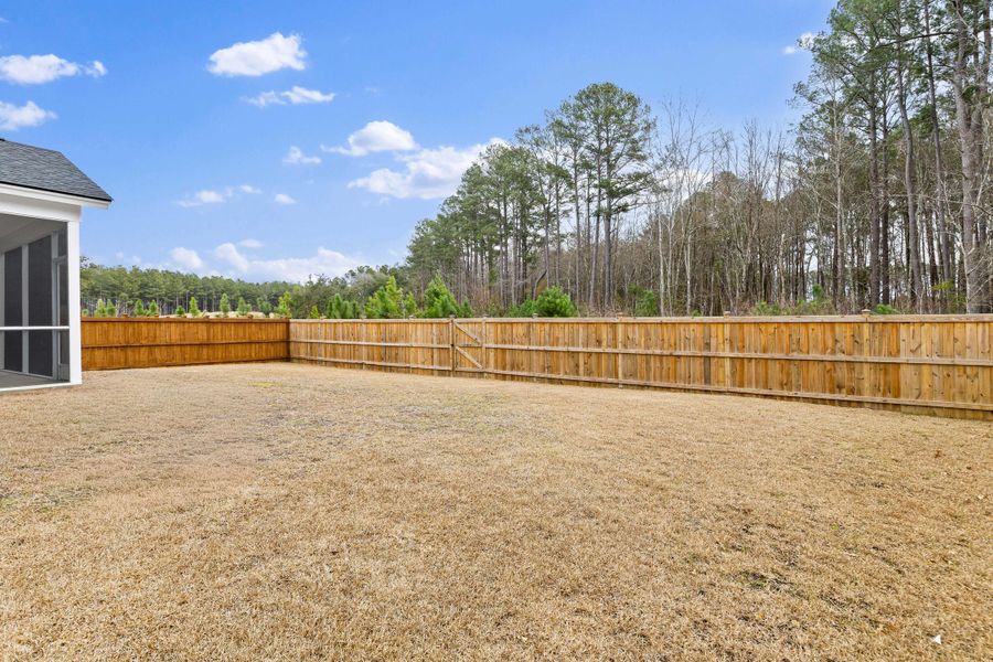 Exterior details and patio area of a home in Sweetgrass at Summers Corner, Summerville (Image 19).