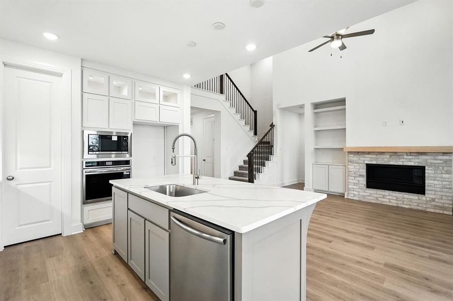 Furnished interior view inside a new home in Sonoma Verde: 60ft. lots, McLendon-Chisholm (Image 7).