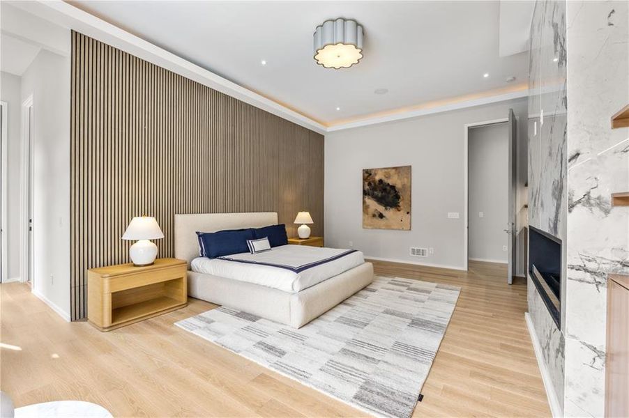 Furnished interior view inside a new home in , Marietta (Image 59).