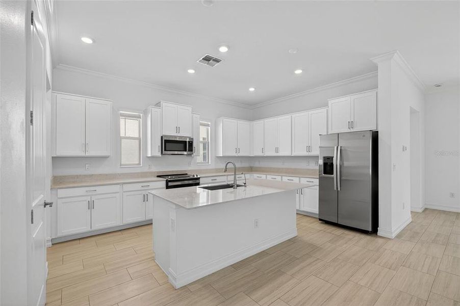 Furnished interior view inside a new home in , Tampa (Image 15).