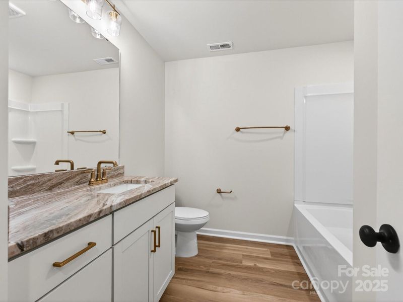 Furnished interior view inside a new home in Westview Towns, Waxhaw (Image 9).