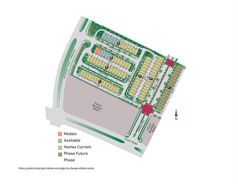 2D floor plan layout of this home in , McKinney, TX (Image 4).