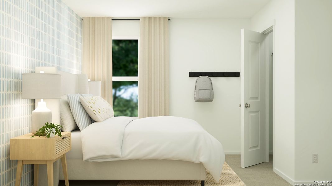 Furnished interior view inside a new home in Hidden Oasis, San Antonio (Image 7).