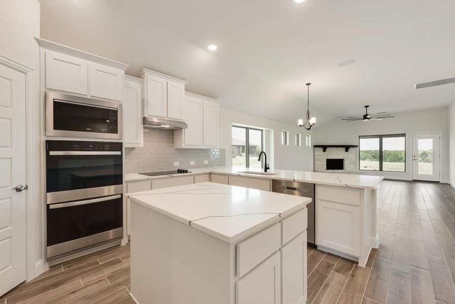 Furnished interior view inside a new home in , Whitesboro (Image 9).