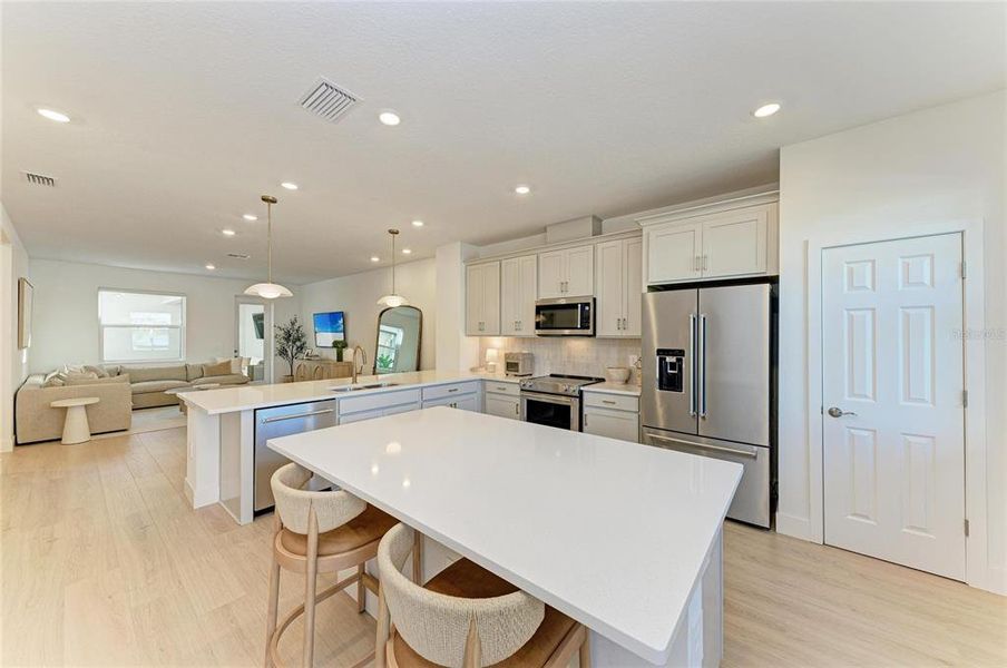 Furnished interior view inside a new home in Nautique at Waterside, Sarasota (Image 16).