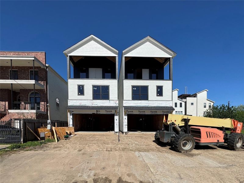In-progress construction of a new home in , Houston, TX (Image 5). In-progress construction of a new home in , Houston, TX (Image 5).