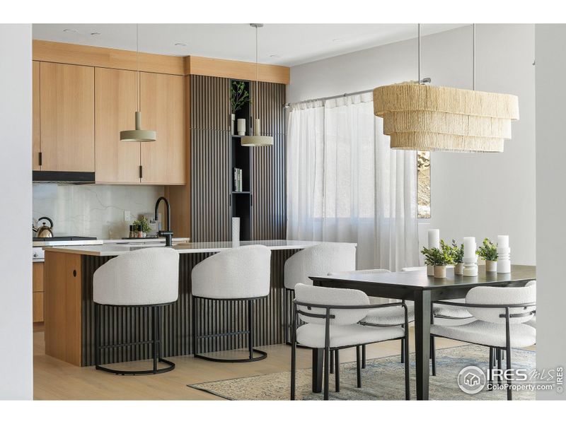 Furnished interior view inside a new home in , Boulder (Image 32).