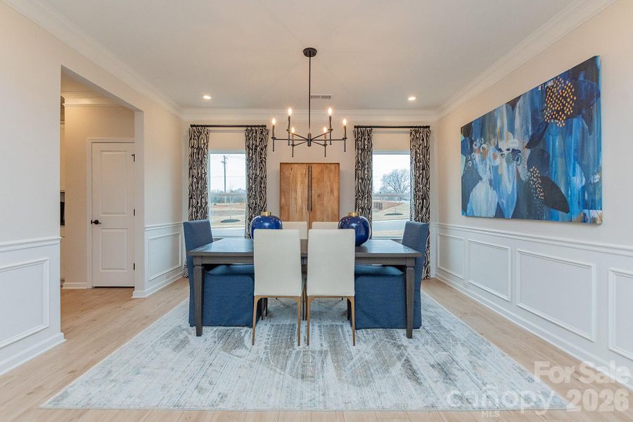 Furnished interior view inside a new home in Pine Bluff, Midland (Image 32).