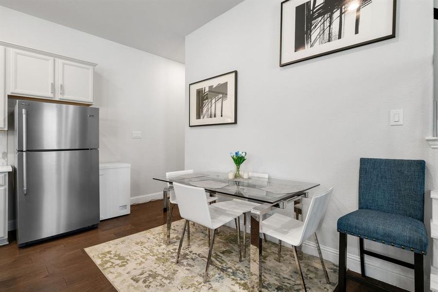 Furnished interior view inside a new home in , North Richland Hills (Image 27). Furnished interior view inside a new home in , North Richland Hills (Image 27).