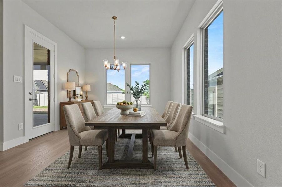 Furnished interior view inside a new home in , McKinney (Image 10).