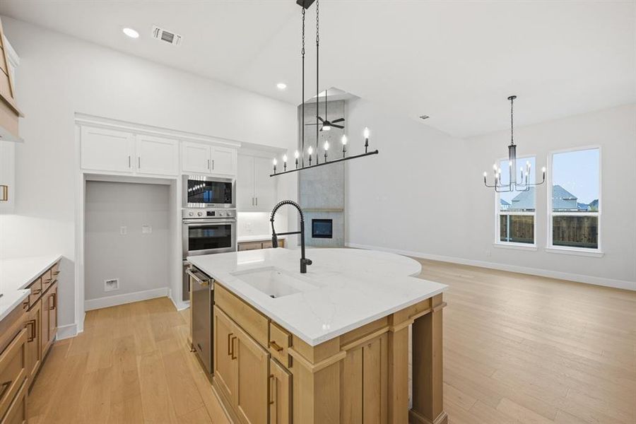 Furnished interior view inside a new home in Star Trail: 55ft. lots, Prosper (Image 8).