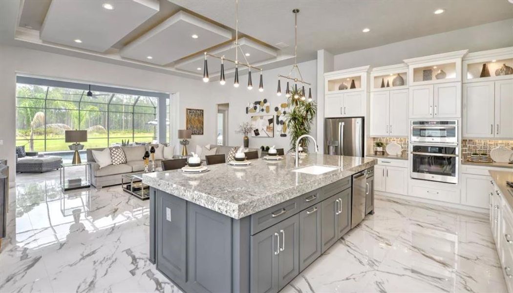 Furnished interior view inside a new home in Plantation Bay, Ormond Beach (Image 10). Furnished interior view inside a new home in Plantation Bay, Ormond Beach (Image 10).