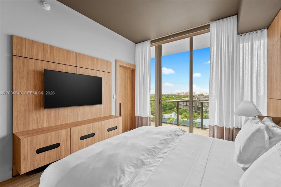 Furnished interior view inside a new home in , Miami (Image 6).