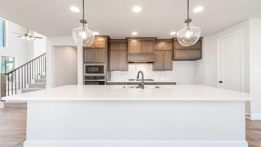Furnished interior view inside a new home in The Parks At Wilson Creek 40', Celina (Image 7).