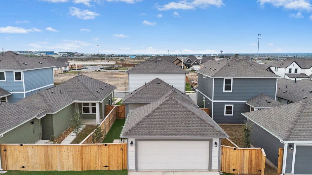 Exterior details and patio area of a home in Mayfair, New Braunfels (Image 18).