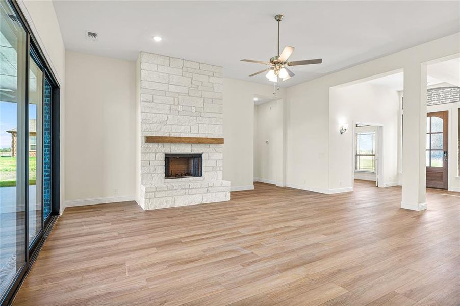 Spacious, unfurnished interior of a new home in Pioneer Estates, Blue Ridge (Image 11). Spacious, unfurnished interior of a new home in Pioneer Estates, Blue Ridge (Image 11).