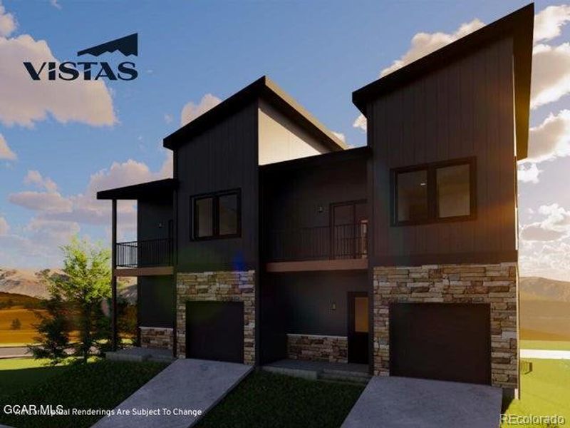 Front exterior of a new home in , Tabernash, CO, highlighting curb appeal (Image 6).