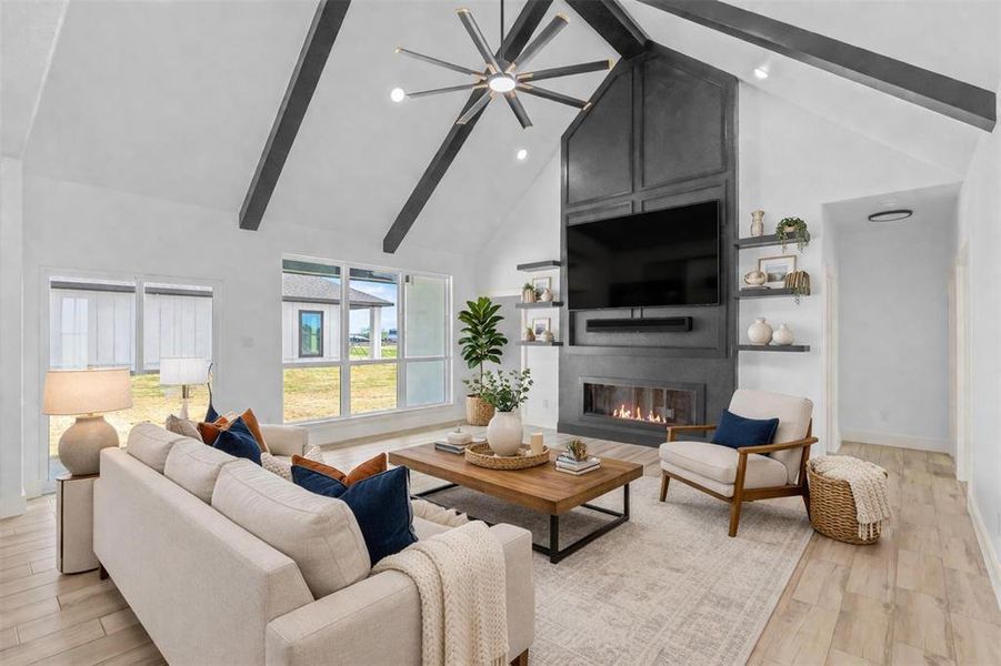 Furnished interior view inside a new home in , Mabank (Image 12).