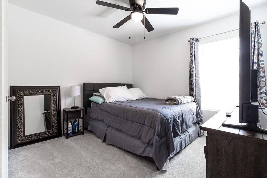 Furnished interior view inside a new home in Burnet Fields at Baytown Crossings, Baytown (Image 7). Furnished interior view inside a new home in Burnet Fields at Baytown Crossings, Baytown (Image 7).