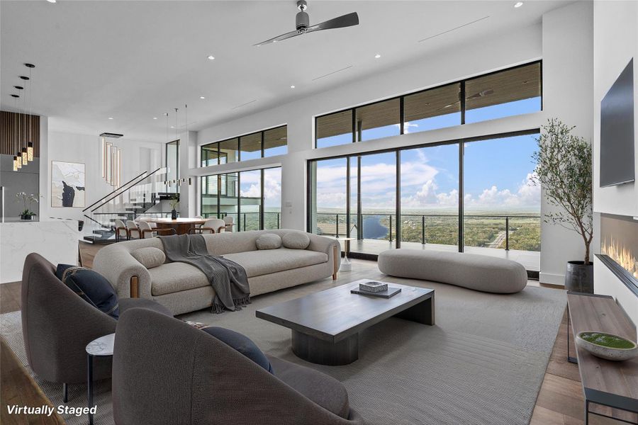 Furnished interior view inside a new home in , Spicewood (Image 26).