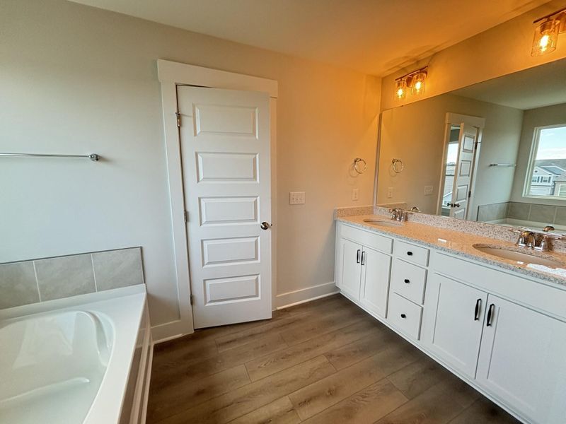 Furnished interior view inside a new home in Daniel Farms, Benson (Image 13).