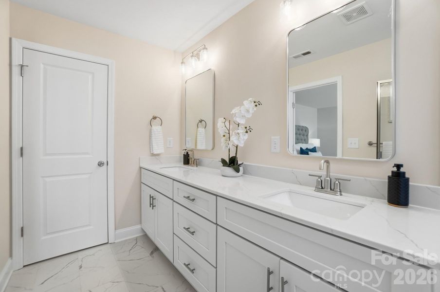 Furnished interior view inside a new home in , Charlotte (Image 40).