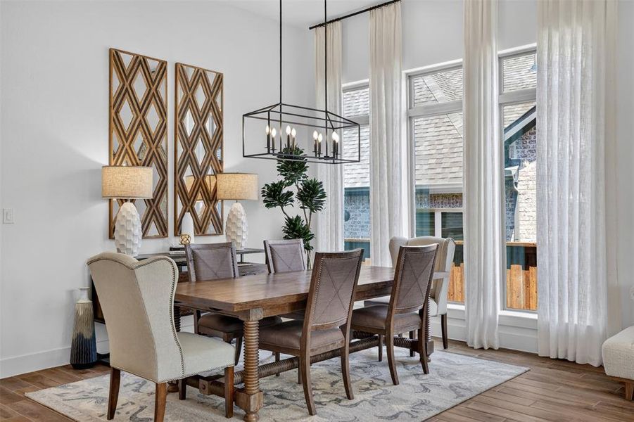 Furnished interior view inside a new home in Trinity Falls, McKinney (Image 13). Furnished interior view inside a new home in Trinity Falls, McKinney (Image 13).