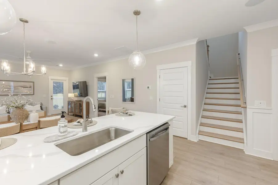 Furnished interior view inside a new home in Founder's Park, Summerville (Image 8). Furnished interior view inside a new home in Founder's Park, Summerville (Image 8).