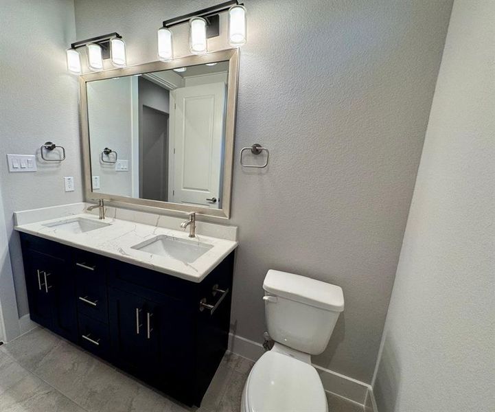 2nd Bathroom with double vanity